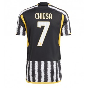 Maillot de foot Juventus Federico Chiesa #7 Domicile 2023-24 Manches Courte